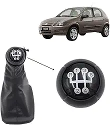 Manopla + Coifa Chevrolet Celta 2001 Até 2011-5 Marchas