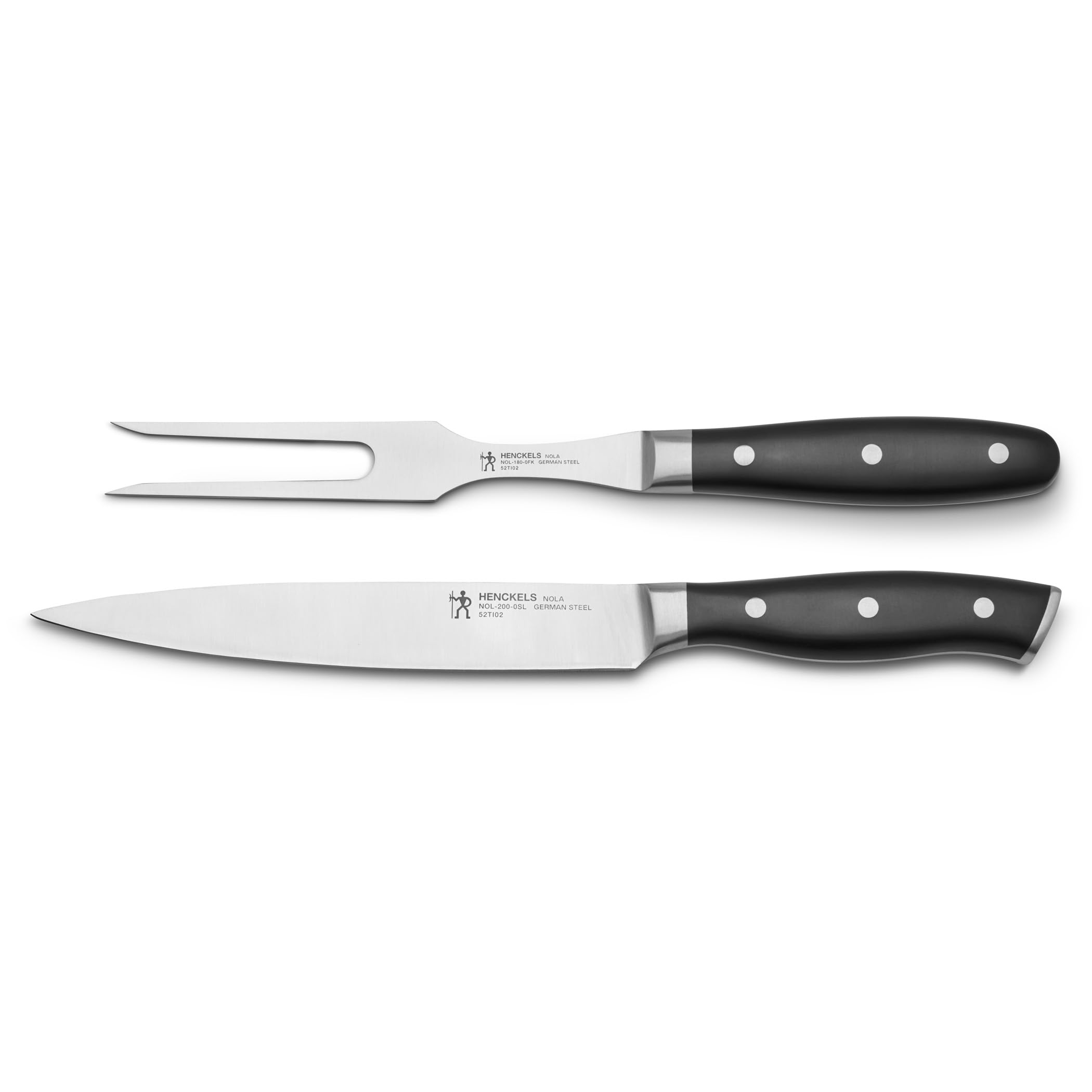 HENCKELS x EMERIL Lagasse The Nola Collection Razor-Sharp German 2-pc Carving Knife Set Made in Company-Owned German Factory