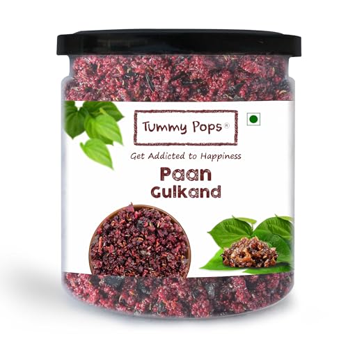 Image of Tummy Pops| Premium Meetha Paan | Hygienically Prepared & Packed | After Meal Digestives Mukhwas, Premium Handmade Sweet Mouth Fresheners (Paan Gulkand, (Pack Of 1) - 300 Gm