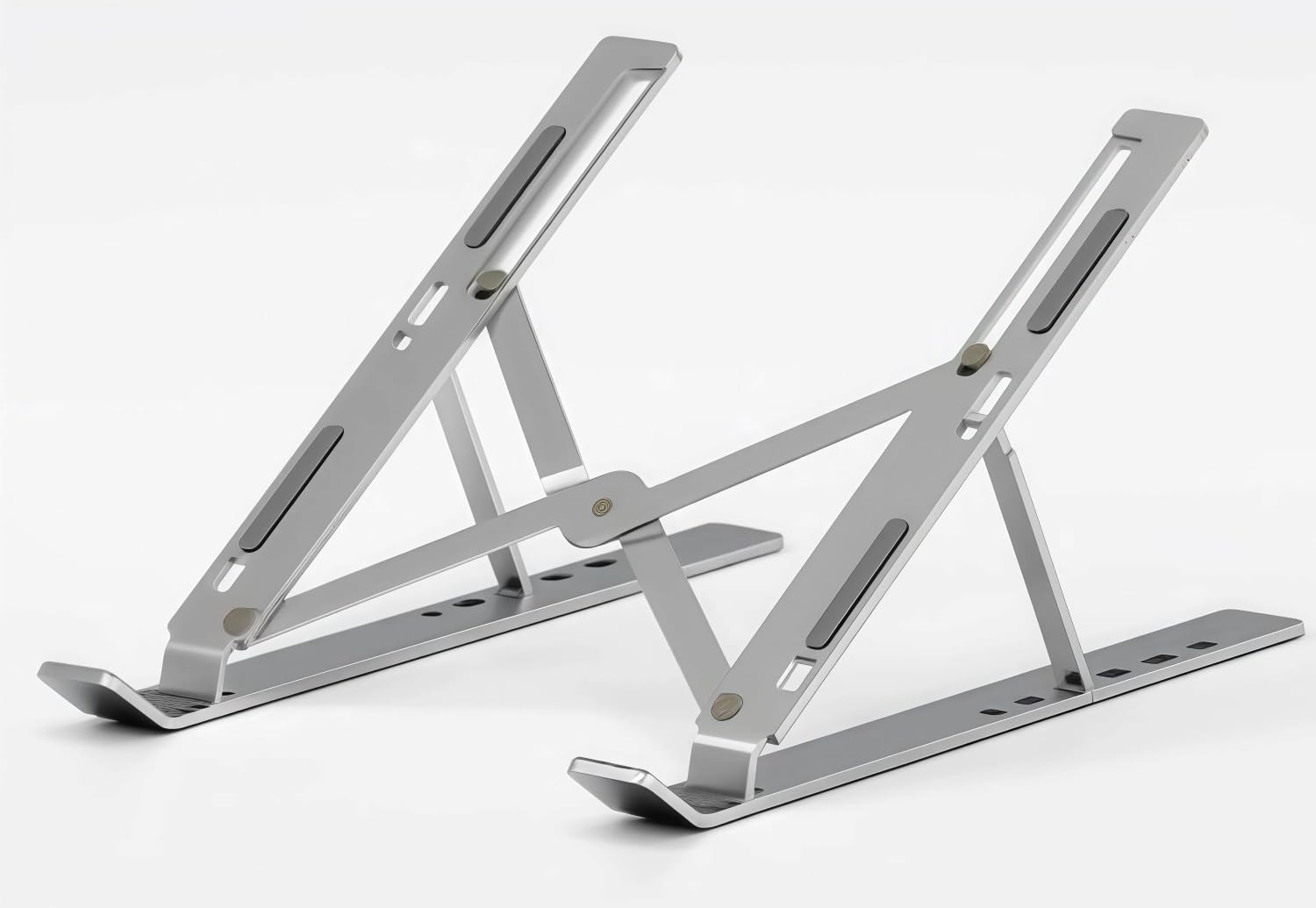 Laptop Stand for Desk - Portable Aluminum Alloy Folding Adjustable Holder for 10-15 6 Laptops Tablets