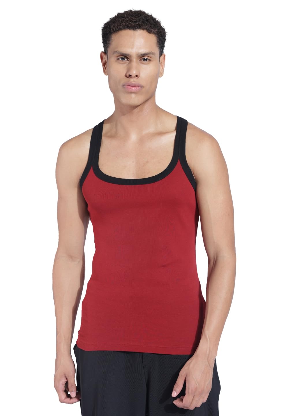 dollar bigboss Men's Solid Cotton Gym Vest (Colour May Vary)-picture-30