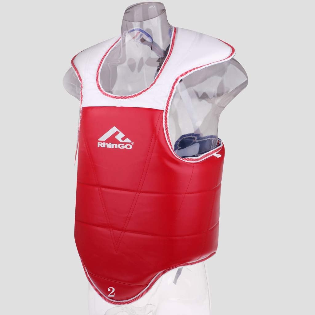 Baosity Unisex Taekwondo Chest Guard Martial Art Chest Body Protector Vest Armour for MMA, Muay Thai, Boxing, Sanda, Training and Competition : Sports & Outdoors