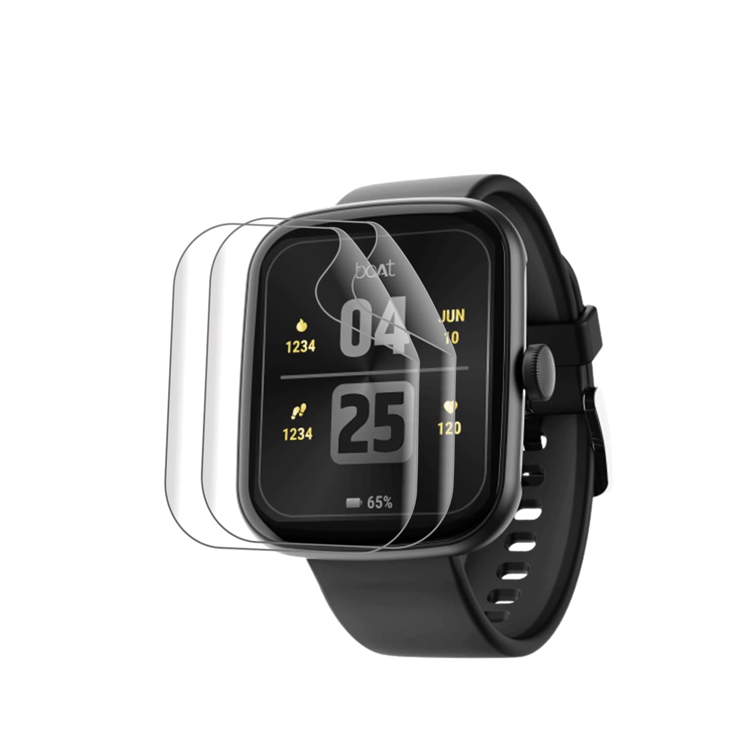 KTCOO [Pack 2 For Boat Wave Style Smart Watch Screen Guard Scratch Guard Full Screen Protector Compatible for Boat Wave Style 1.69" inch- Flexible TPU - HD Clear (Pack of 2) (B0BGPXP4TW) Amazon Price History, Amazon Price Tracker