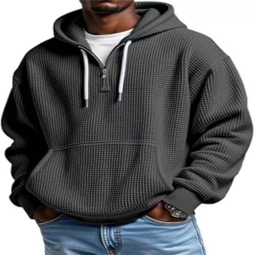 Sweat à capuche zippé pour homme idéal balades automne et hiver