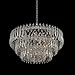 Kalco 034751-010-FR001 Pandoro - Nine Light Pendant, Chrome Finish with Firenze Clear Crystal