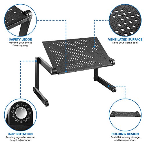Mount-It! MI-7210 Adjustable Laptop Stand, Portable Standing Desk thumb #4