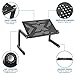 Mount-It! Adjustable Laptop Stand, Portable Standing Desk, Large Size Aluminum Bed Lap Tray for Notebook, Lightweight and Multi-Functional for Work, School, Home and Bed