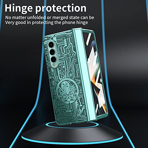 Coque Galaxy Z Fold 3 de finition plating or avec protection d'écran - 4