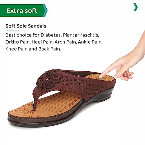 Image of ORTHO JOY Fancy doctor slippers | Soft chappal for women | Comfortable Footwear for women
