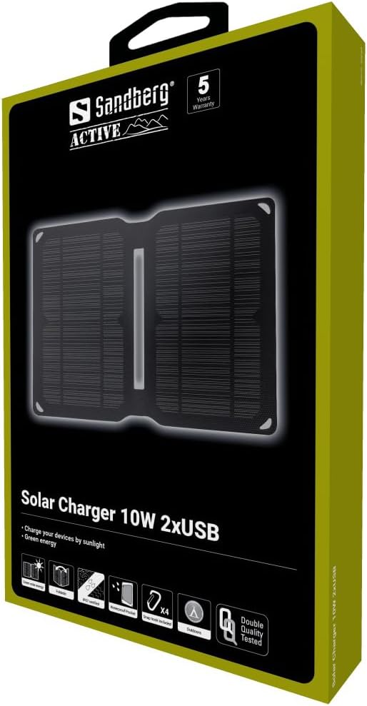 Solar Charger 10W 2xUSB, 420-69