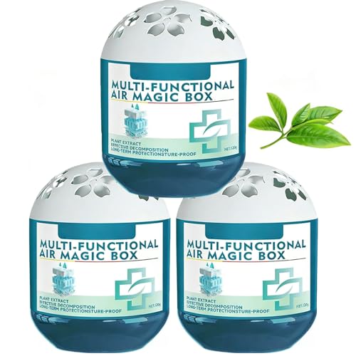 Indoor Air Purification Dust Removal Magic Box Multifunctional Air Magic Box Automatic Dust Collection Odor Eliminator Dust Removal Airs Fresheners for Home Bedroom Office