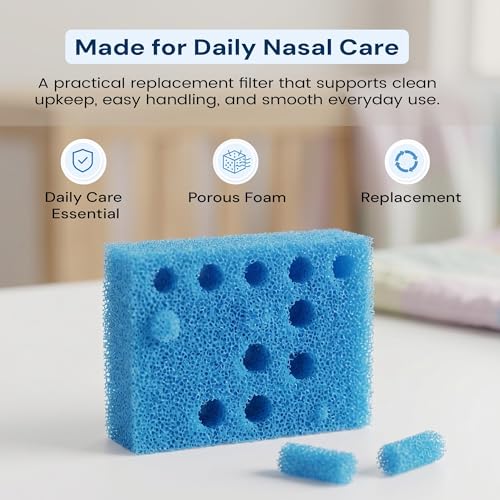 Image of Baybee Nasal Aspirator for Baby, Cold Relief Vacuum Nose Cleaner for Baby (to be Used with BAYBEE Nasal Aspirator) Hygiene Filter (Filter)