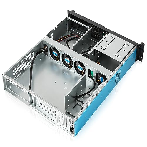 Image of RackChoice 2U Rack Mount Server Chassis 2x5.25 + 6x3.5 ATX /MATX Compatible ATX PSU with Top or Side Cooling