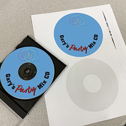 Blank Labels BL-CD-10 Cd/Dvd Labels, 5931 Template Compatible Permanent White Matte Label thumb #2