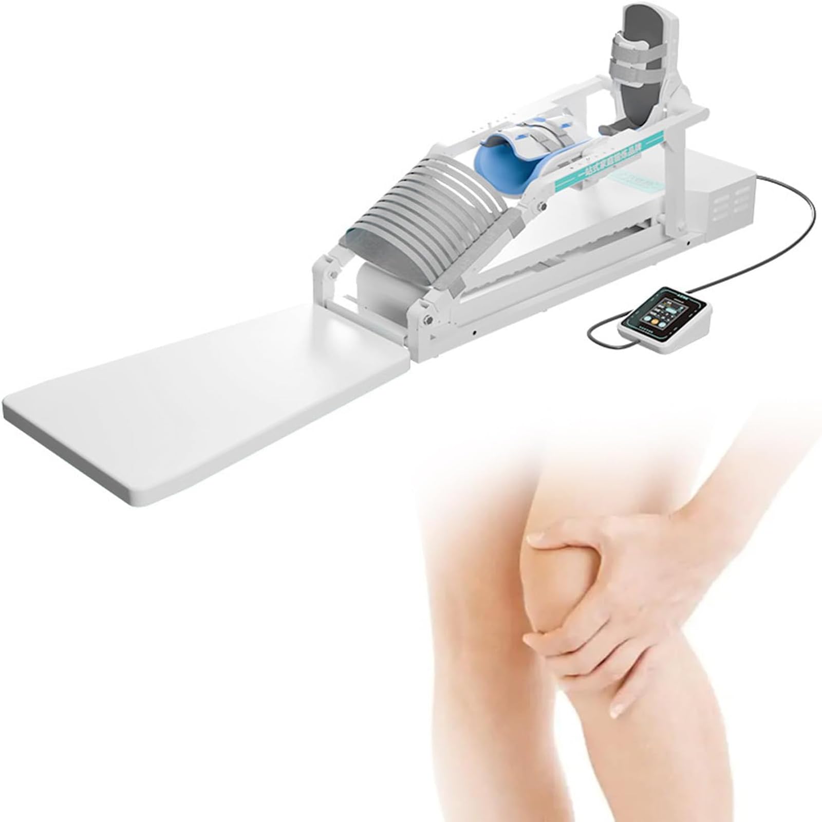 Trainer per La Riabilitazione del Ginocchio Macchina CPM per Riabilitazione del Ginocchio Regolabile 0-140° per Recupero Post-Operatorio Fisioterapia Fratture,68 * 20 * 40cm