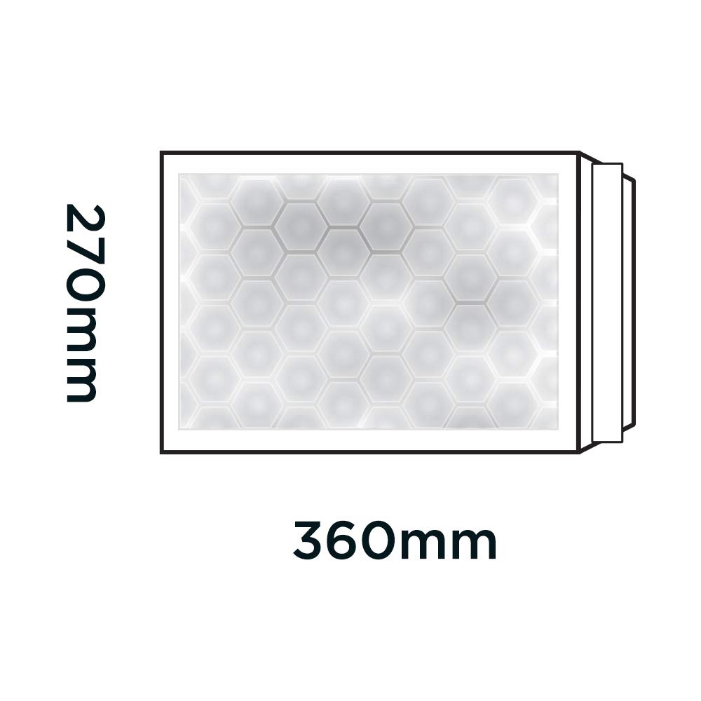 Purely Packaging 360 X 270 Mm 90 gsm Envolite Koperta Bąbelkowa Z Wyściółką Odrywane I Zamykane H/5 Biały Pakiet 100
