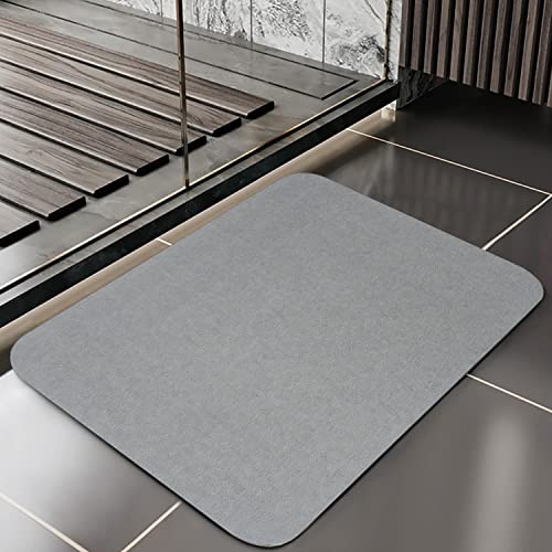 Diatomita Tapete De Banho | Almofadas de terra diatomácea de secagem rápida antiderrapantes, 1 peças