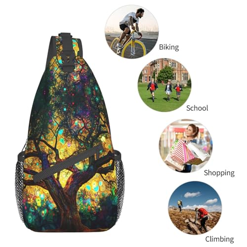 Mochila cruzada ligera impermeable para senderismo miniatura 6