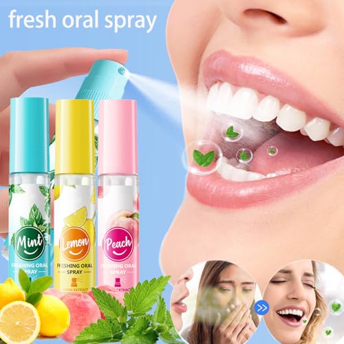 Minze Mundspray, 18ML, Mundspray mit Fruchtgeschmack,Atemerfrischer Mundgeruchspflege Mundspray, Bekämpft Mundgeruch, Hält den Atem Frisch, Reduziert das Gefühl von Mundtrockenheit – Bild 7