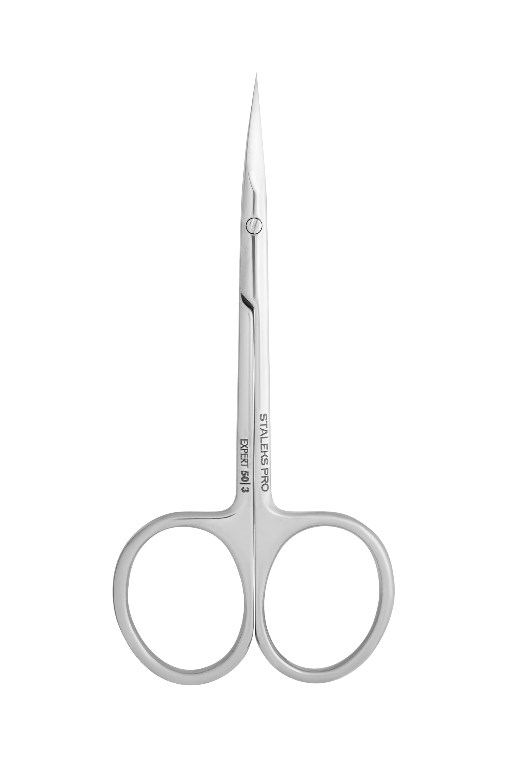 STALEKS PRO Forbici professionali per cuticole. Preciso e sicuro. Anelli ergonomici. Acciaio inossidabile. Expert SE-50/3