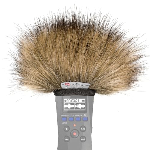 Protection microphone Zoom H1essential Gutmann bonnette fourrure pour audio net