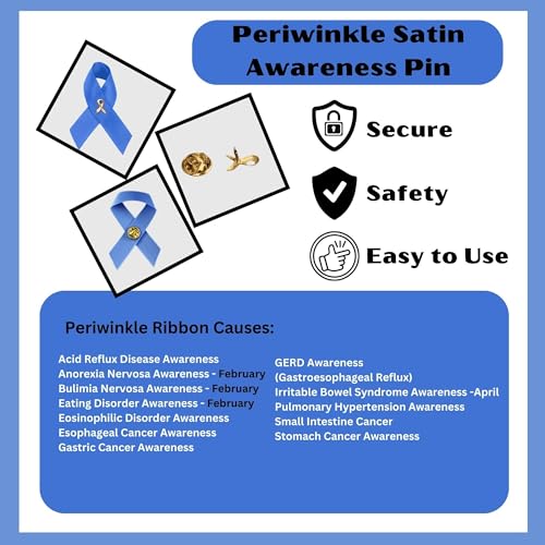Image of 1 /2 /5 /10 /25 /50 /100pcs Satin Awareness Ribbon Pins (Pick your color), for Cancer & Disease Awareness, Bulk Quantities for Fundraising, Events, Gift Giving