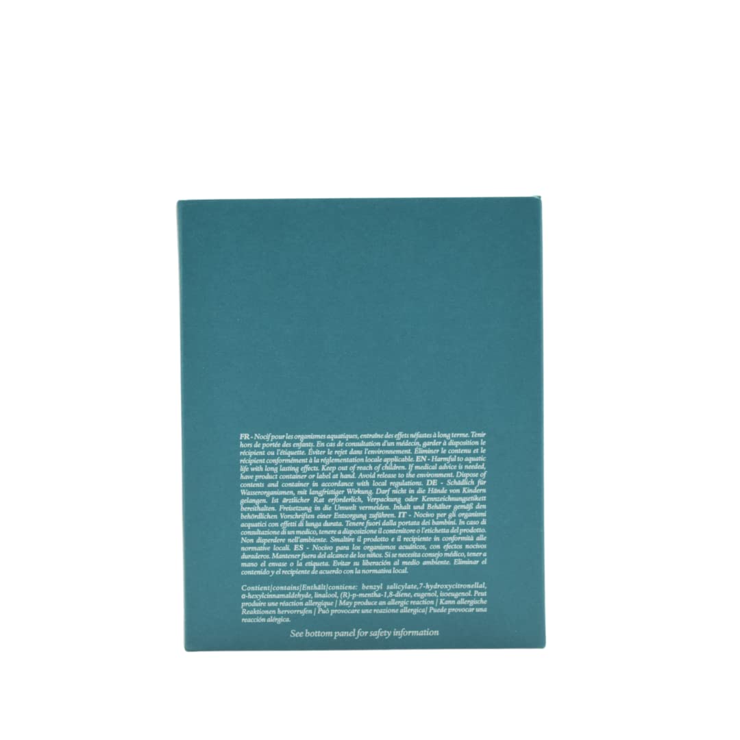 Diptyque Tubereuse Limited Edition blaue Kerze, 190 g, luxuriöser Duft in einem faszinierenden blauen Glasgefäß