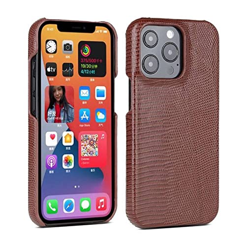 Coque arrière rigide iPhone protection marron pour le quotidien