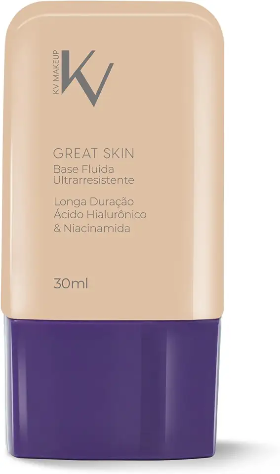 Base Liquida 3.0 Ultrarresistente com Ácido Hialurônico e Niacinamida, 30ml