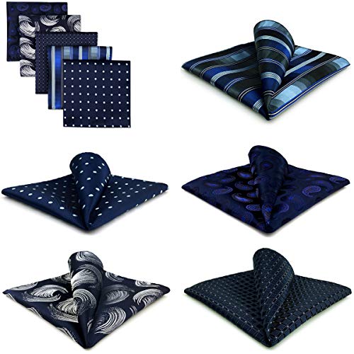 Shlax&Wing 5 Pieces Assorted Fazzoletto da uomo