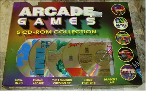Arcade Games Collection (Mega Man 3/Pinball Arcade/Lemmings Chronicles/Street Fighter II/Dragon's Lair)