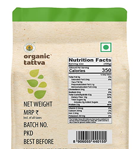 Image of Organic Tattva Masoor Dal 500gms, Malka Split - Red Lentils for Everyday Cooking Masoor Dal, Soups, and Indian Meals (Pack of 2)