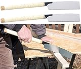 Ultra-flexibles, biegsames Sägeblatt mit 26 cm Länge, Blattbreite: 5 - 6 cm • Material Klinge: 65Mn-Carbon-Stahl, Griff: Holz mit Rattan umwickelt