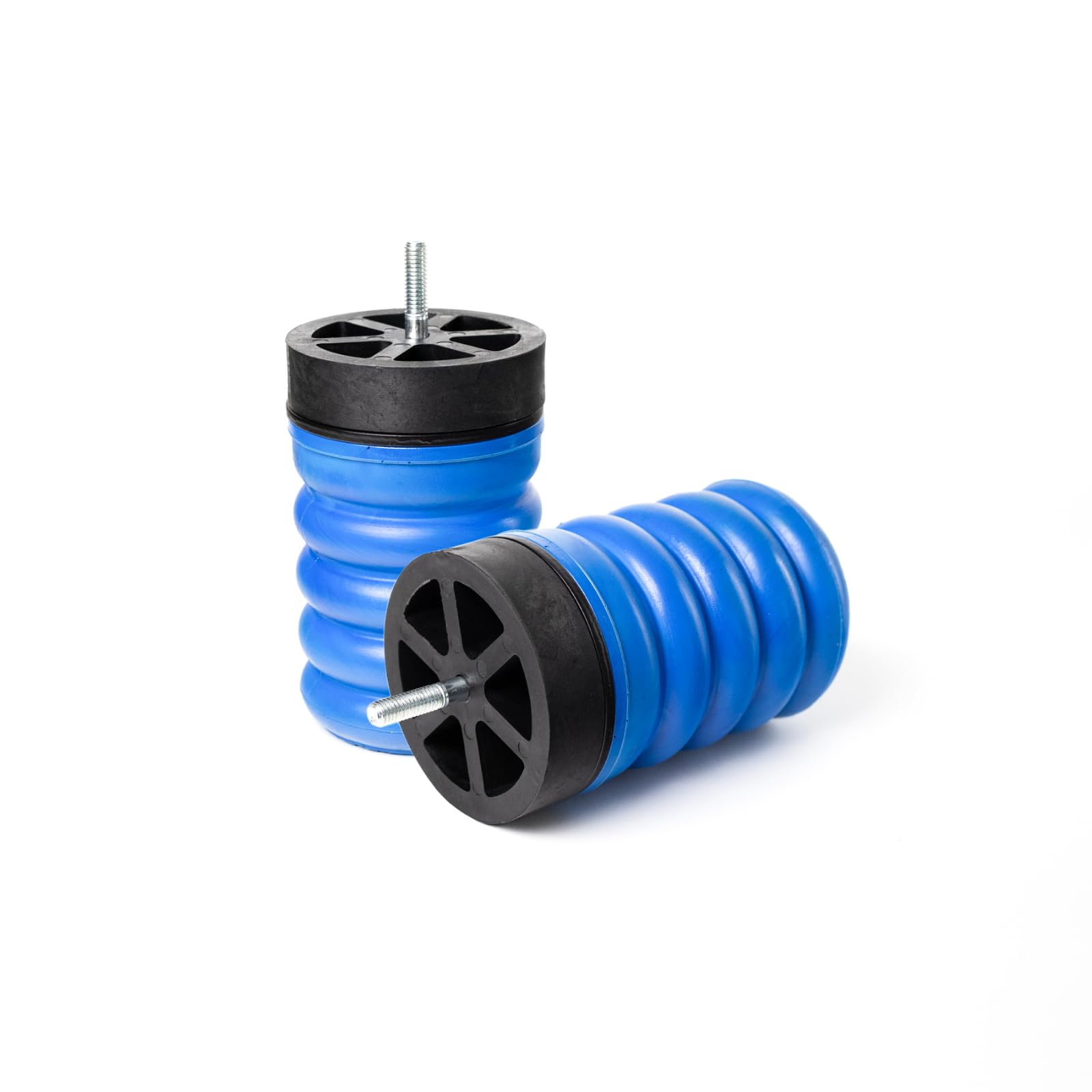 SuperSprings SSR-217-40 Left and Right Rear Blue SumoSprings fits 2019 2023 Silverado Sierra 4x2 4x4 | Reduces Rear End Sag, Decreases Vibration & Stabilizes Sway