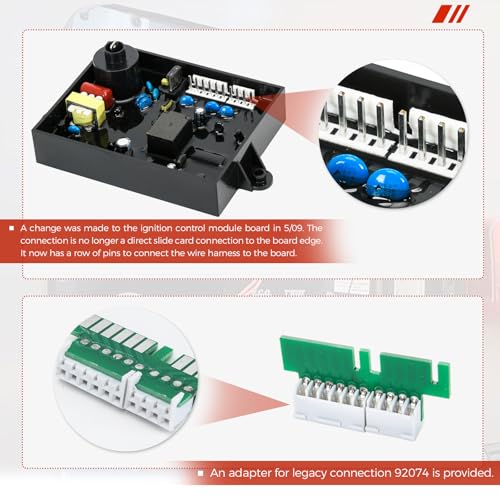 Image of RV Water Heater Control Circuit Board with Fuse Compatible with Atwood Dometic 91226, 93305, 93851, 91346, 91365, GC10A-4E GC6AA-10E GCH6A-10E GCH10A-4E WH6GEA XT WH10GEA,Electric 12 VDC Gas