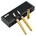 AIVN Natural Handcrafted Bamboo Fountain Pen and Ball Point Pen Duo Gift Set for Signature Calligraphy
