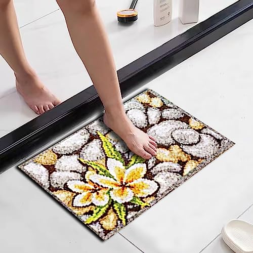 Image of Latch Hook Kits for Adults and Kids, DIY Rug Hooking Craft Kit for Home Decor Festival Gift 19.6X11.8 in