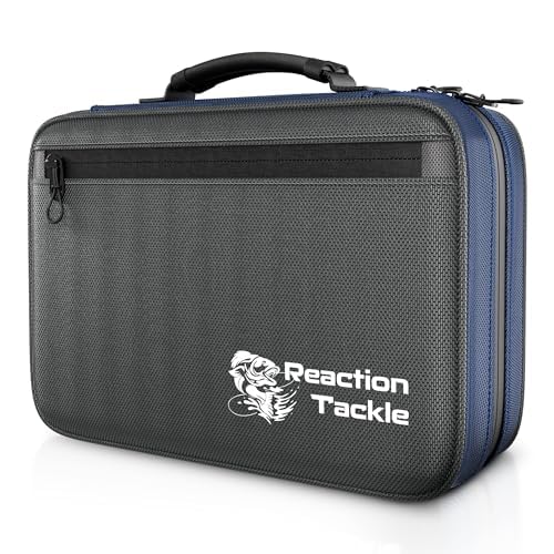 Reaction Tackle Deluxe Bait Binder - Salt Water Resistant Fishing with 4 Single Pocket Sleeves and 2 Double