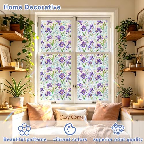 Vinilo Decorativo para Ventana Efecto Vidrio Teñido miniatura 2