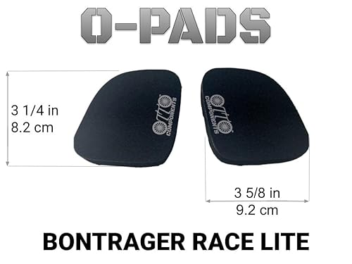 Otto Components Bontrager Trek Race Lite O-Pads Replacement Aerobar Arm Pads with Hook Sheet for Triathlon & Time Trial Bikes
