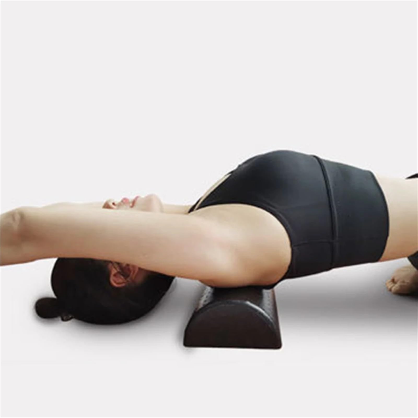 Rullo massaggiatore ginnico for rilassamento muscolare, mezzo tondo, in schiuma for muscoli fitness Per Yoga
