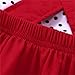 MODNTOGA Toddler Baby Girl Valentines Outfit Long Sleeve Dot Heart Shirt Top+Suspender Strap Red Skirts Set(18M-7Y) (Red, 6-7Y)
