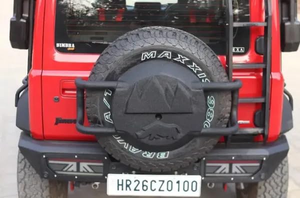 THE ADVENTURE GARAGE Trending Stepney Cover Lock for Maruti Suzuki Jimny 2024 | Car Accessories
