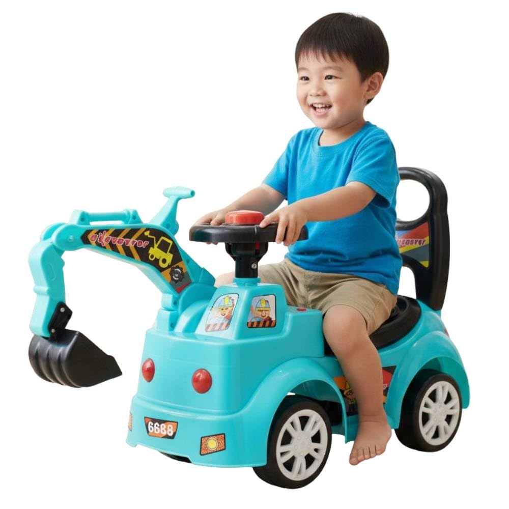 Sea the Stars 室内屋外乗用玩具 ショベルカー 足こぎ