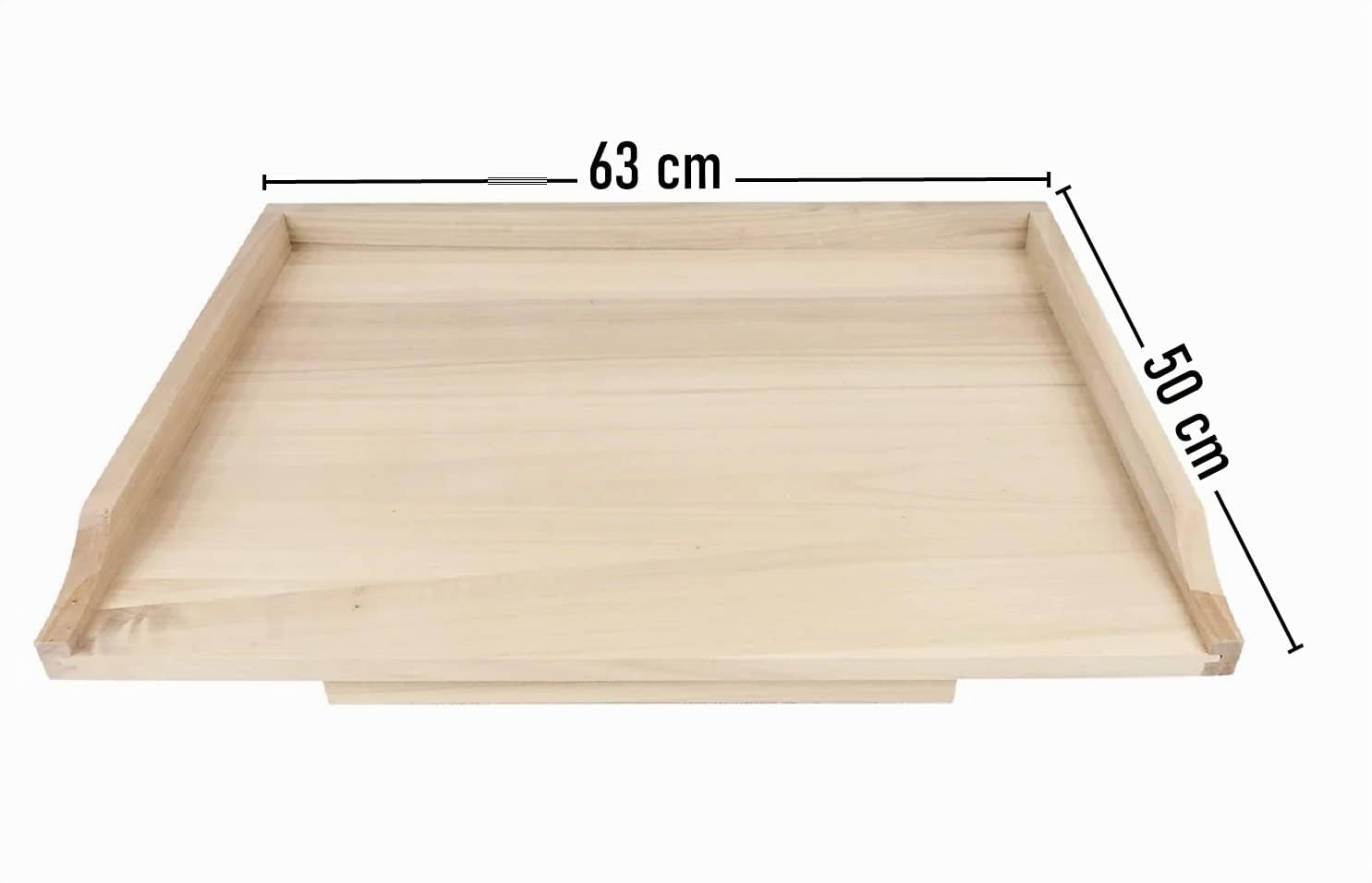 Wooden World Tabla de Repostería Tradicional de Madera para amasar 63 cm x 50 cm Stolnica