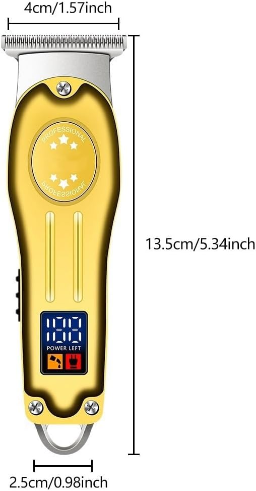 Mens Hair Clippers Professional Electric Clipper Full Metal Men's Beard Hair Trimmer Men's