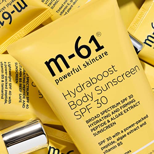 m-61 Hydraboost Body Sunscreen SPF 30 - Broad spectrum SPF 30 hydrating and firming algae extract and peptide body sunscreen - Image 4