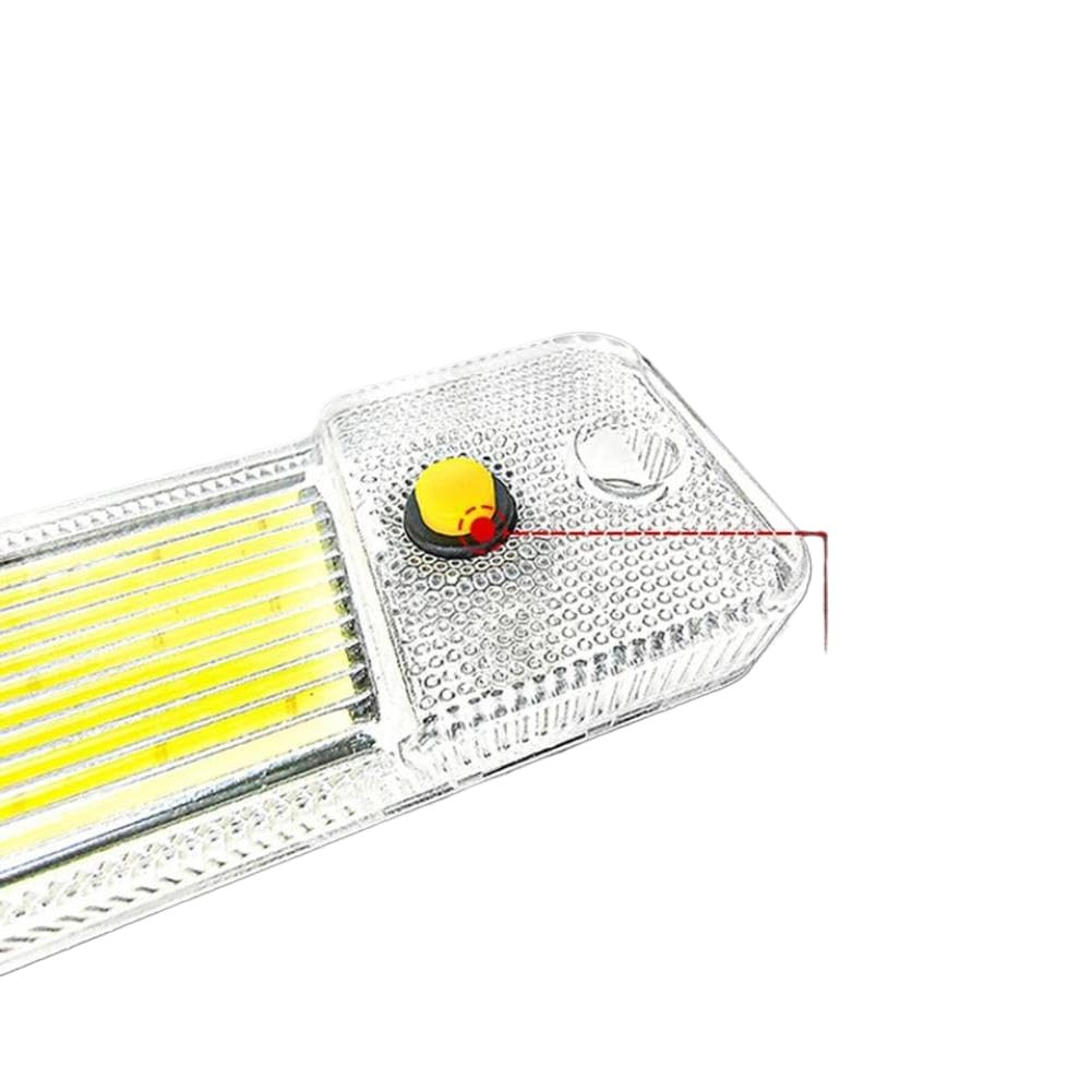A42M-84 LED COB Panel de luz de brillo Compatible con coche RV Van cabina Lámpara de lectura de techo luces de placa de techo 12V 24V
