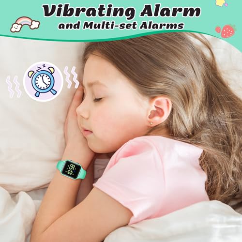 Image of LAVAREDO Kids Digital Watches for Boys Girls,Waterproof Sport Watch with Pedometer Stopwatch Vibration Alarm for Ages 5-13,No App Fitness Tracker Watch for Kids Teens Birthday Gifts
