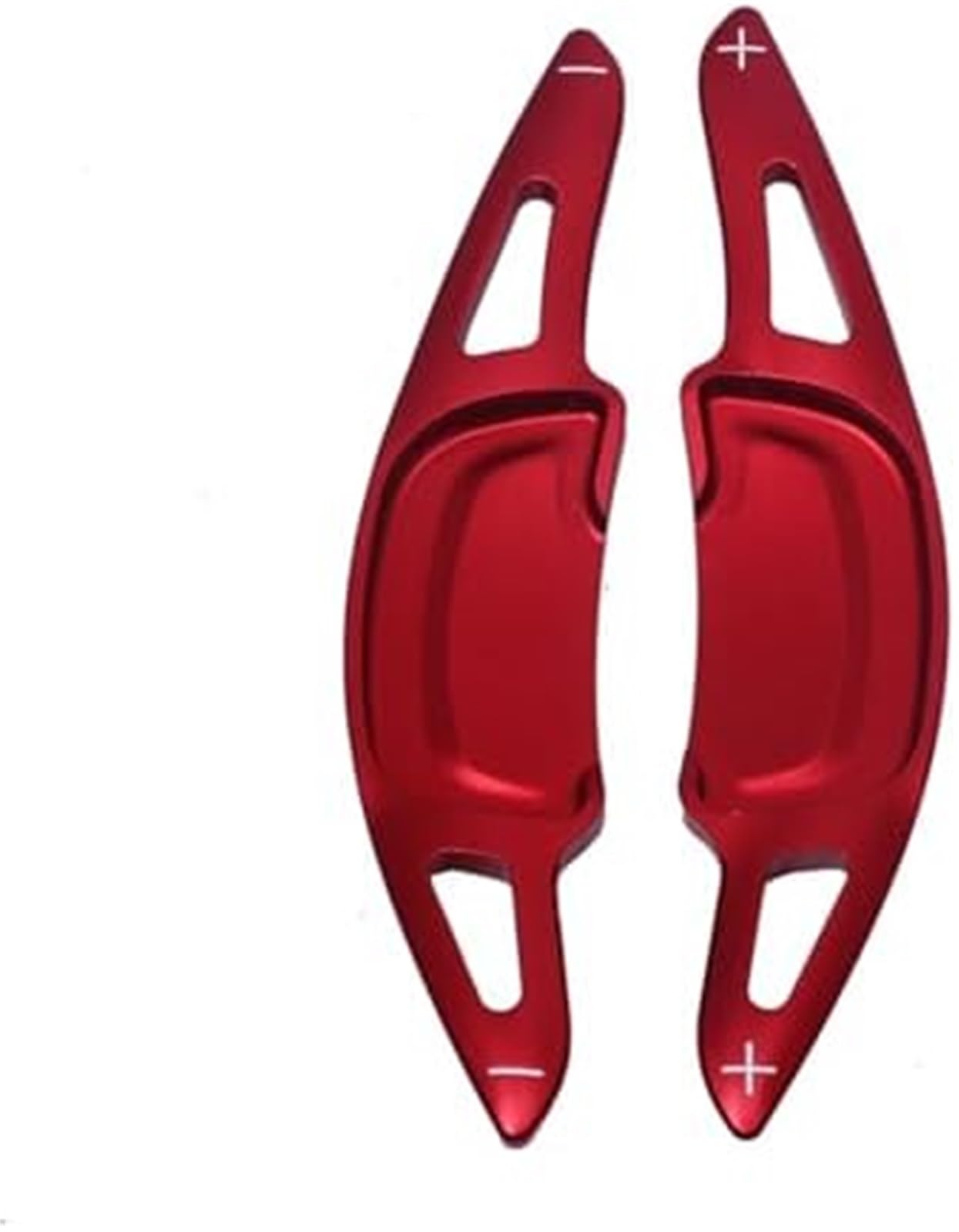 Demulax Red Shifter Extension Paddles, For Mazda 3 Axela Cx 30 Mx30 2020 2021 Car Steering Wheel Paddle Shift Shifters 2Pcs Vehicle Transmission Paddle Blade(Red)